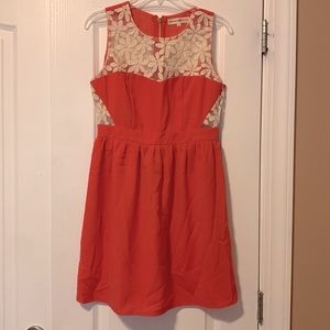 Brand: Altar'd State, Size: small, Colors: pinky coral and white